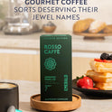 ROSSO CAFFÈ Espresso Coffee Pods for Nespresso Original Machines - 80 Capsules Variety Pack, 8 Signature Flavors, Medium to Dark Roast - Made in Italy