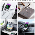 Temdan for Travel Essentials,3 in 2 USB C Cable for Apple Watch Charger/iPhone 17 Charger/Lightning,Multi Charging Cable Cord,Vacation Camping Essentials,Portable Designed for iWatch &iPhone 16-12-4FT