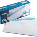 Aimoh #10 Security Self Seal Envelopes – 100 Qty |No Window, EnveGuard, 4⅛ x 9½", White, 24 LB, 100 Count (34100)