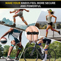 CAMBIVO 2 Pack Knee Braces for Women and Men, Patella Knee Support Strap, Basketball, Running, Hiking, Volleyball, Tennis, Squats