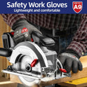 Schwer ProGuard Highest Level Cut Resistant Work Gloves PR3326 for Extreme Protection，ANSI A9 Cut Gloves with Reinforced Thumb, Non Slip, Breathable, Durable, Touch-screen, Non PFAS, Black 1 Pair（L）