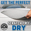 Chemical Guys Waffle Weave Gray Matter Microfiber Drying Towel - 25" x 36", 70/30 Blend Microfiber Towel with Silk Edging for Scratch-Free Car Drying, Ultra Absorbent and Safe for All Surfaces