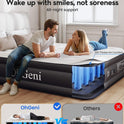 Air Mattress Queen with Built in Pump, Inflatable Mattress Blow Up Mattress 18 Raised Comfort,Upgraded Surface Portable Bed, Air Bed for Home, Guest, Camping, Colchone Inflable, 650 lbs