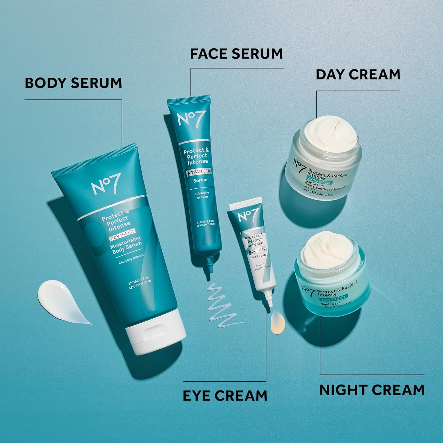 No7 Protect & Perfect Intense Advanced Face Cream - Hydrating Face Moisturizer with SPF - Formulated with Hyaluronic Acid & Collagen Peptide Technology to Help Reduce Fine Lines & Wrinkles (1.69 Oz)