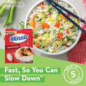 Minute White Rice, Instant White Rice for Quick Dinner Meals, 72-Ounce Box