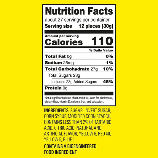Chewy & Soft Sour Patch Kids, Assorted Fruits, Family Size, 1.8 lb
