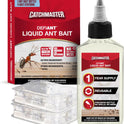 Catchmaster DEFIANT Premium Liquid Ant Killer, 1-Year Supply, Kills the Queen and Colony, No Mess Precision Bottle, Reusable Ant Traps Indoor & Outdoor, Pest Control Traps, Made in USA