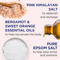 Dr Teal's Epsom Salt Magnesium Soak, Restore & Replenish with Pink Himalayan Salt, 3 lbs
