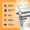 It's Just - Arrowroot Powder, 8oz, Natural Thickener, Gluten-Free, Dairy-Free, Non-GMO, Cornstarch Substitute