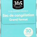 365 by Whole Foods Market, Gallon Size Freezer Bags, Double Zipper, 30 Count