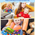 Exorany Busy Board Montessori Toys for Toddler Boy Birthday Gifts, Busy Book Sensory Learning Toys for Toddlers, Toddler Boy Airplane Car Travel Toy Educational Activities
