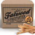 Fatwood Fire Starter Sticks 10lb Box - Indoor or Outdoor 100% All Natural Pine Fire Starters for Campfires, Fireplace, Firepit, Wood Stove, or BBQ Grill - Kindling Wood Firewood Lighter by Pure Garden