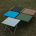 iClimb Ultralight Compact Camping Folding Table with Carry Bag (Black - S)