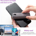 Touchscreen Screen Cleaner Kit 2 Pcs, Phone, Tablet and Car Screen Cleaner, Two in One Spray and Microfiber Cloth(Grey&Pink)