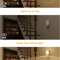 L LOHAS LED Motion Sensor Night Light, 2Pack, Motion Activated Night Light, Night Lights Plug into Wall Motion Sensor, 3000K Warm White, Adjustable Brightness 30/60LM, for Kids Adults Bathroom Bedroom