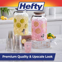 Hefty Party Perfect Clear Plastic Cups, 18 Ounce, 140 Count