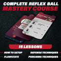 Champs MMA Boxing Reflex Ball Set with Punch Counter App | 4 Balls with Varying Weights, Headband & 4 Spare Strings to Improve Speed, Hand Eye Coordination Training | Boxing Equipment, MMA Gear Gift