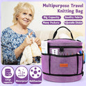 Katech Crochet Kit for Beginners, Beginner Crochet Kit for Adults-Crochet Kits Includes Crochet Hooks Knitting Bag Crochet Yarn for Crocheting Instruction Knitting Kit Crochet Supplies Gift