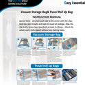 20-Pack Vacuum Storage Bags with Hand Pump – Space Saver Bags for Comforters, Blankets & Clothes