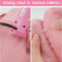 Stitch Gun for Clothes Stitchy Tagging Gun for Clothing Stitchy Quick Clothing Fixer -Includes 1,000 Black Fasteners & 1,000 White Fasteners & 6 Needles(hotpink+White)