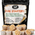 Superior Trading Fire Starter Pods in Resealable Packs - Fire Starters for Campfires, BBQ, Grill, Pit, Wood Stove & Charcoal Starter, 15-20-Min Burn, 30 Extra Large Pods, USA Made, Brown, 3.2 Lbs