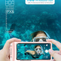 wellhouse Waterproof Phone Pouch, Waterproof Phone Case for iPhone 16 15 14 13 12 Pro Max XS Samsung, IPX8 3D Cellphone Dry Bag Beach Essentials (1 Pack - Pink7.0, 7 inch)