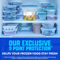 Ziploc Two Gallon Food Storage Freezer Bags, 30ct Total, Easy Open and Close, 10 Count, Pack of 3 (Packaging May Vary)