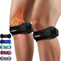 CAMBIVO 2 Pack Knee Braces for Women and Men, Patella Knee Support Strap, Basketball, Running, Hiking, Volleyball, Tennis, Squats