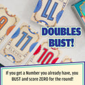 USAOPOLY Flip 7, The Ultimate Blend of Press Your Luck & Strategy, Fast-Paced Addictive Card Game,Quick to Learn & Easy to Teach,Perfect for Game Nights, 3+ Players, Ages 8 & Up, 20 Minutes Play Time