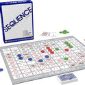SEQUENCE- Original SEQUENCE Game with Folding Board, Cards and Chips by Jax ( Packaging may Vary ) White, 10.3" x 8.1" x 2.31"