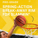 SKLZ Pro Mini Indoor Basketball Hoop - Over The Door – Portable - Great For Home, Dorms, Offices, and Gifts