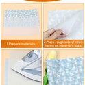 PLANTIONAL Medium Weight White Iron-On Non-Woven Fusible Interfacing: 11.6" x 30yd Medium Weight Non-Woven Interfacing Iron On Polyester Single-Sided Interfacing for DIY Crafts Supplies