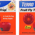 Terro Fruit Fly Traps for Indoors (4 Pack) + 180 Days of Lure Supply