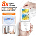 Mosalogic Fruit Fly Traps for Indoors Gnat Trap for House Indoor-600 Sqft Protection Area UV Fly Insect Trapper for Fruit Flies，Gnat，Mosquito，and Other Flying Insect Plug in Bug Killer White