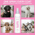 BioSilk for Dogs Silk Therapy Detangling Plus Shine Mist for Dogs | Best Detangling Spray for All Dogs & Puppies for Shiny Coats and Dematting | 8 Oz Bottle (Packaging May Vary),WHITE (Pack of 1)