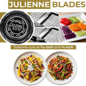 Gramercy Adjustable Mandoline Food Slicer, Mandoline Slicer for Kitchen, Mandolin, Potato, Tomato, Carrot, Vegetable, Fruit and Onion Cutter - Stainless Steel - INCLUDING 1 Pair Cut-Resistant Gloves