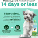 TropiClean Fresh Breath Water Additive for Dogs | Dog Breath Freshener & Teeth Cleaning Solution | No Toothpaste or Toothbrush Required | 33.8 oz