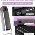 Touchscreen Screen Cleaner Kit 2 Pcs, Phone, Tablet and Car Screen Cleaner, Two in One Spray and Microfiber Cloth(Grey&Pink)