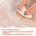Non-slip Silicone Pastry Mat Extra Large with Measurements 28''By 20'' for Silicone Baking Mat, Counter, Dough Rolling, Oven Liner,Fondant/Pie Crust By Folksy Super Kitchen Red