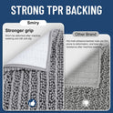 Smiry Bathroom Rugs Mat 30x20, Extra Soft Absorbent Chenille Bath Rugs, Non Slip Rubber Backing Machine Washable Quick Dry Bath Mats for Bathroom Floor, Tub, Shower, Home Decor Accessories, Grey