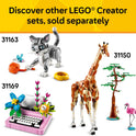 LEGO Creator 3 in 1 Wild Animals Panda Family - Building Toy Kit for Kids with 3 Building Options, Panda, Penguin, or Orca - 8 Year Old Girl & Boy Birthday Gifts - 31165