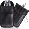 lanpard Faraday Pouch for Car Keys, Faraday Bag, Car RFID Signal Blocking Holder, Key Fob Protector, Key fob cage Block Signal Anti-Theft Fob Case (2 Pack)