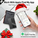 Apple MFi Certified (iOS Only) Bluetooth Tracker Smart Card for Apple Find My iPhone Wallet GPS Tracker, 5-10 Years Staying Power, Keys Finder and Item Locator for Keys, Bags, Passport