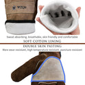 Leather Work Gloves for Men or Women. Large Glove for Gardening, Tig/Mig Welding, Construction, Chainsaw, Farm, Ranch, etc. Cowhide, Cotton Lined, Utility, Firm Grip, Durable. Coffee-grey L