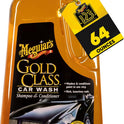 Meguiar's Gold Class Car Wash - Get Professional Results in a Foam Cannon or as a Bucket Wash - Get a Clean and Glossy Finish That's Safe for All Paint Types - 64 Oz