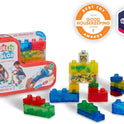 Goliath Jelly Blox Creative Kit | Includes 20 Blocks | Toddler & Preschool Building Blocks Kids Can Squeeze, Stretch, Squish | MESH ACCREDITED | Safety Tested & Ouch-Free | Sensory Play Toy Ages 2+