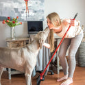 O-Cedar Pet Pro Broom with Step-On Dustpan | Remove 99% with One Sweep | DustPan Removes 3 Times More Pet Hair | Quiet Cleaning Tool for Cat and Dog Owners