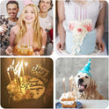 PHD CAKE Gold Long Thin Metallic Birthday Candles, Cake Candles, Birthday Parties, Wedding Decorations, Party Candles, Cake Decorations