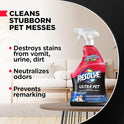 Resolve Ultra Pet Odor and Stain Remover Spray – Carpet Cleaner for Cat and Dog Urine and Poop, 32oz