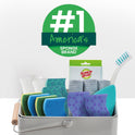 Scotch-Brite Zero Scratch Scrub Sponge, 6 Kitchen Sponges for Cleaning Around the Home, Bathroom & More, Scratch-free Dish Scrubber, Multi-surface Safe, Best for Nonstick Pots and Pans